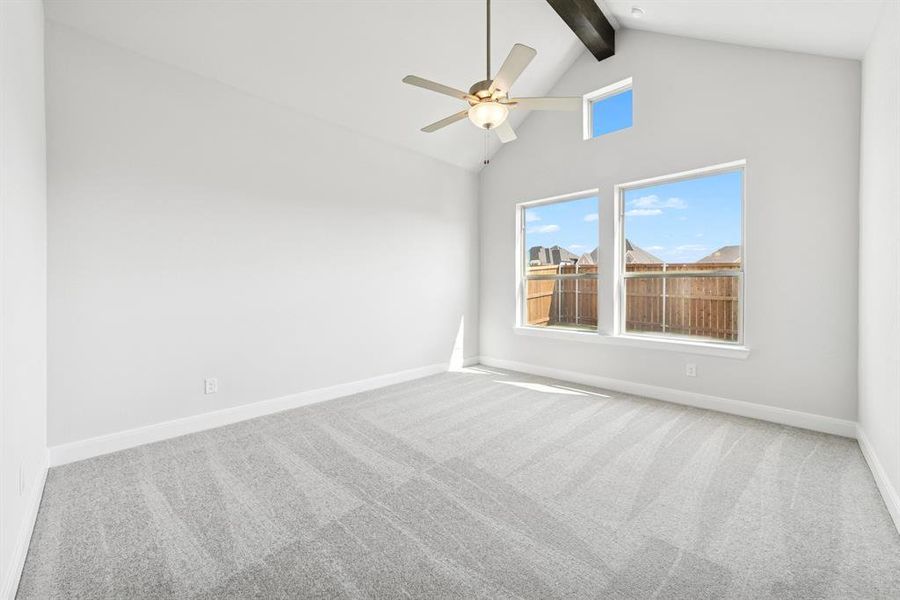 Spacious, unfurnished interior of a new home in Sandbrock Ranch, Aubrey (Image 21). Spacious, unfurnished interior of a new home in Sandbrock Ranch, Aubrey (Image 21).