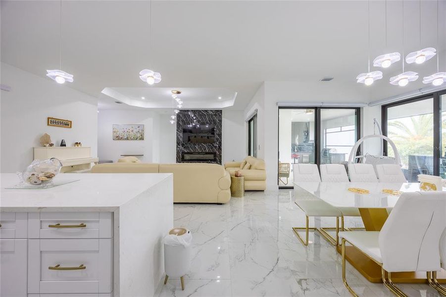 Furnished interior view inside a new home in , Lehigh Acres (Image 43).