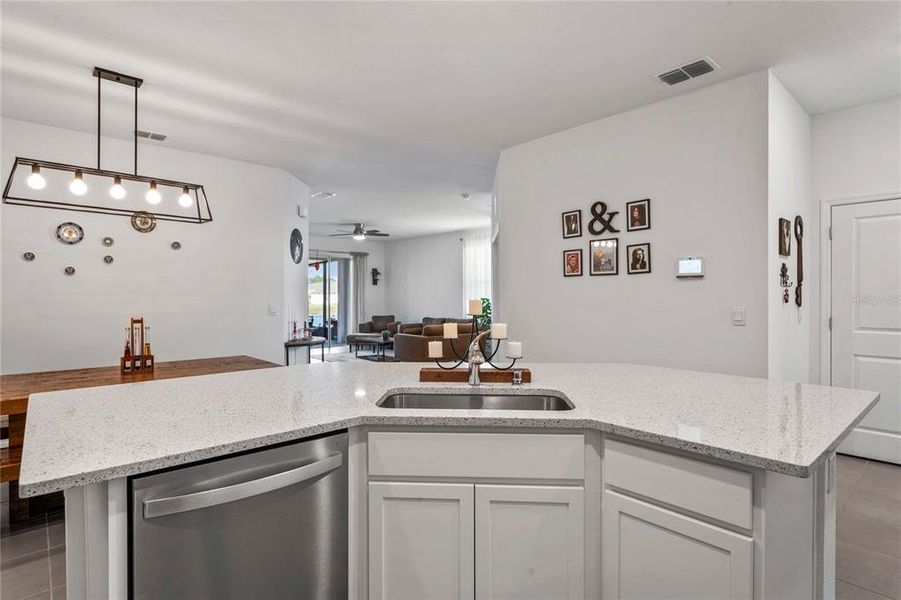 Furnished interior view inside a new home in Towns at Woodsdale, Wesley Chapel (Image 12).