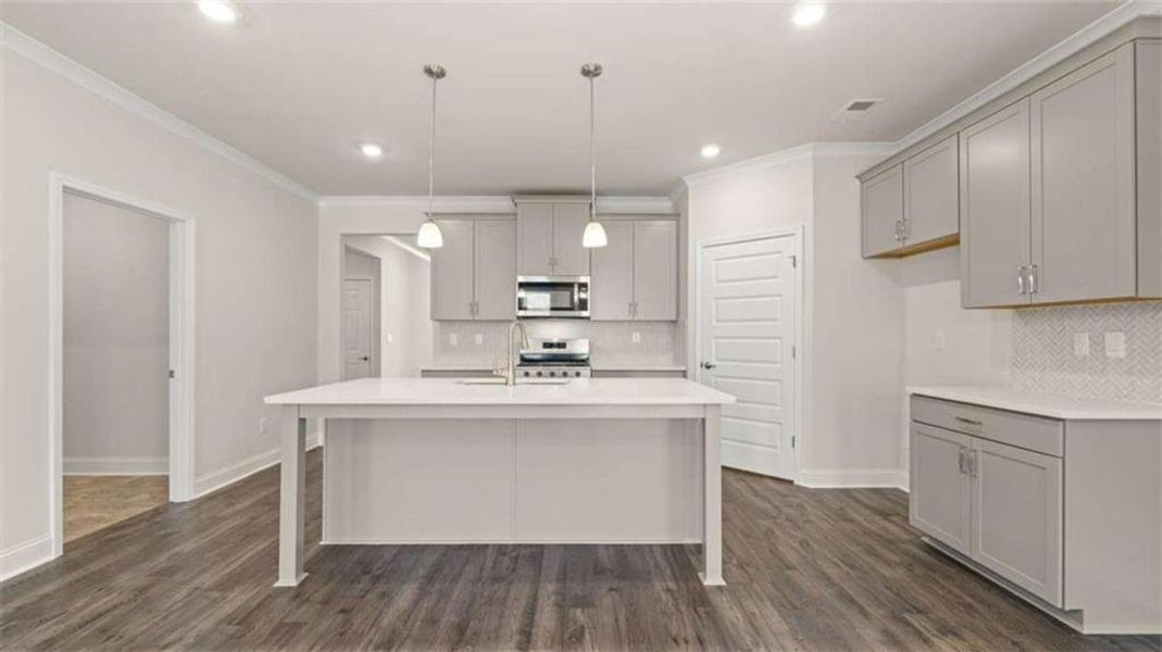 Furnished interior view inside a new home in , Locust Grove (Image 4).