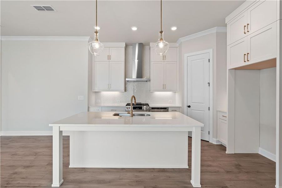 Furnished interior view inside a new home in Promenade at Sawnee Village, Cumming (Image 3).