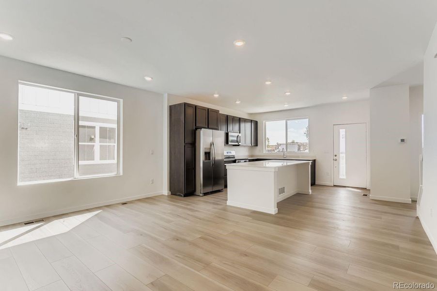 Spacious, unfurnished interior of a new home in Parterre: The Parkside Collection, Thornton (Image 9). Spacious, unfurnished interior of a new home in Parterre: The Parkside Collection, Thornton (Image 9).