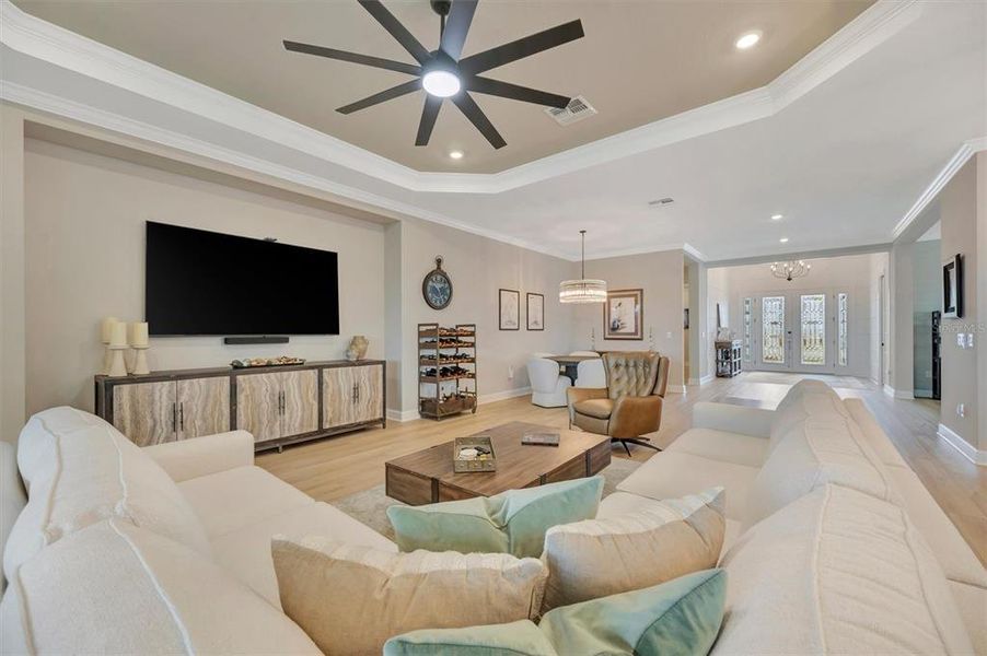Furnished interior view inside a new home in , Palmetto (Image 12).