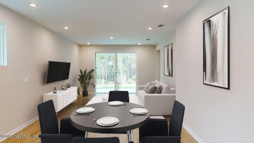Furnished interior view inside a new home in RiverTown - Forest, St. Johns (Image 8).