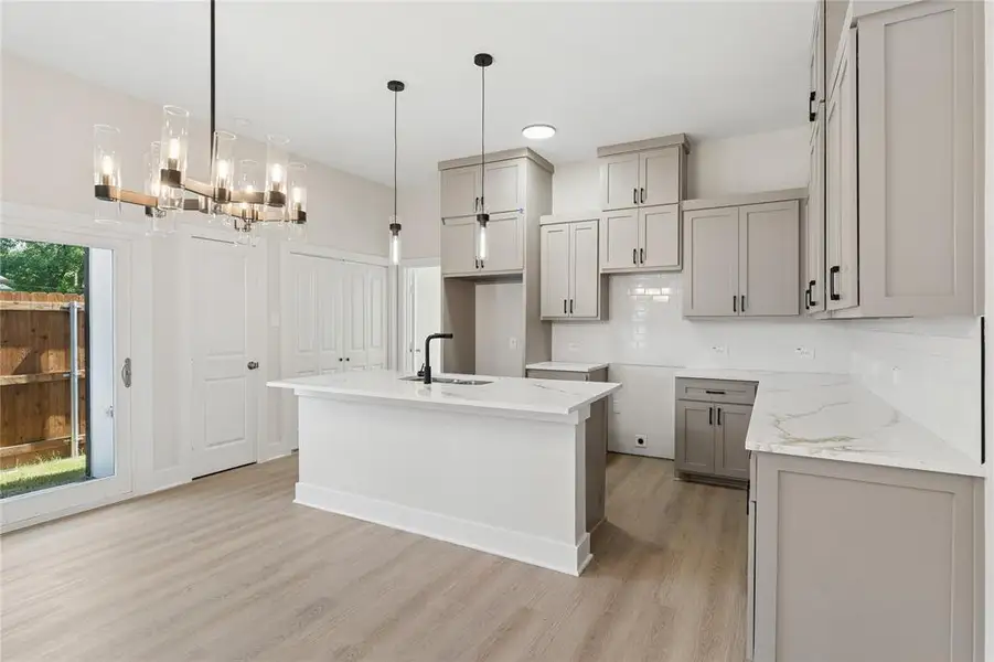 Furnished interior view inside a new home in , Fort Worth (Image 10).
