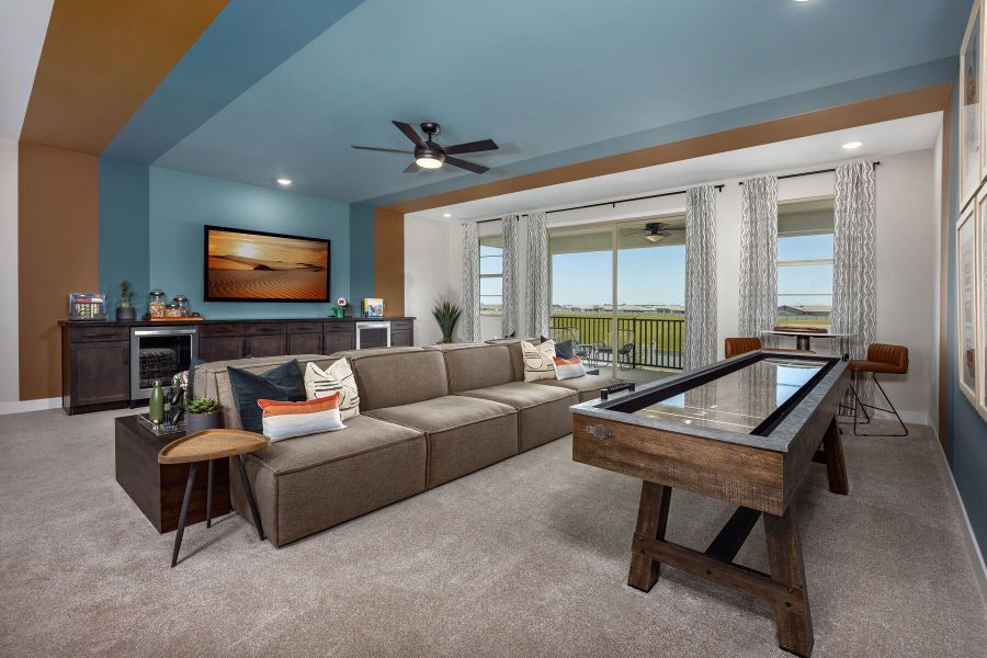 Representative furnished interior of a home built from the Sage by Mattamy Homes in Empire Pointe, Queen Creek (Image 15).
