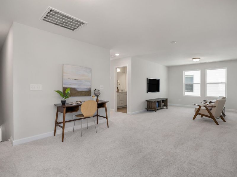 Furnished interior view inside a new home in Gregory Village, Lillington (Image 25).