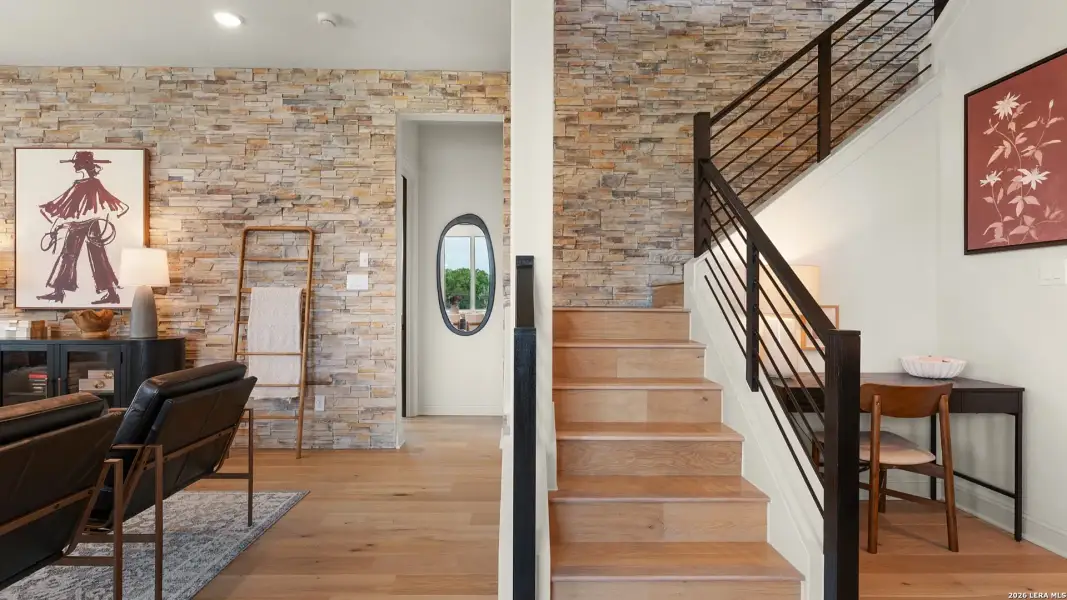 Furnished interior view inside a new home in Piedmont, San Antonio (Image 12).