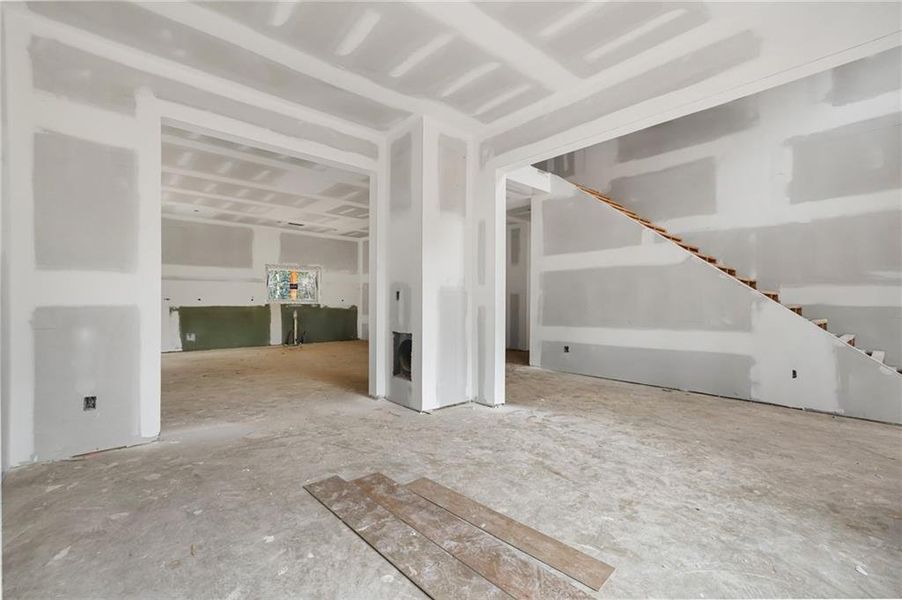 In-progress construction of a new home in , Atlanta, GA (Image 31).