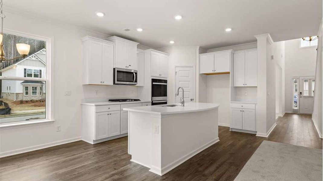 Furnished interior view inside a new home in Wildwood, Covington (Image 9).