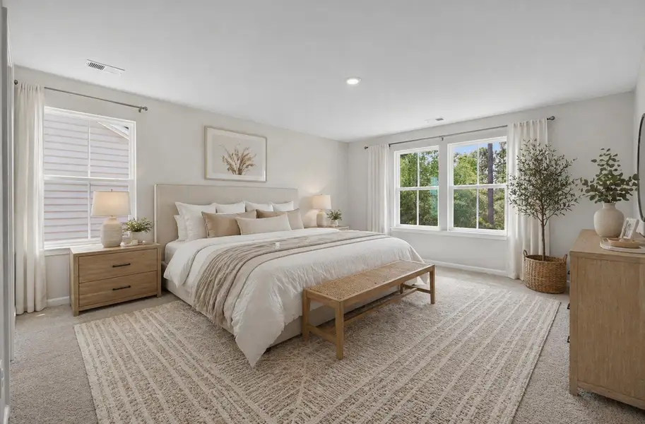 Furnished interior view inside a new home in Lindera Preserve at Cane Bay Plantation, Summerville (Image 8).