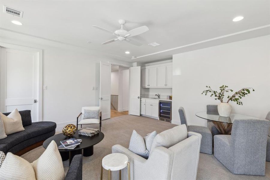 Furnished interior view inside a new home in , Dallas (Image 35). Furnished interior view inside a new home in , Dallas (Image 35).