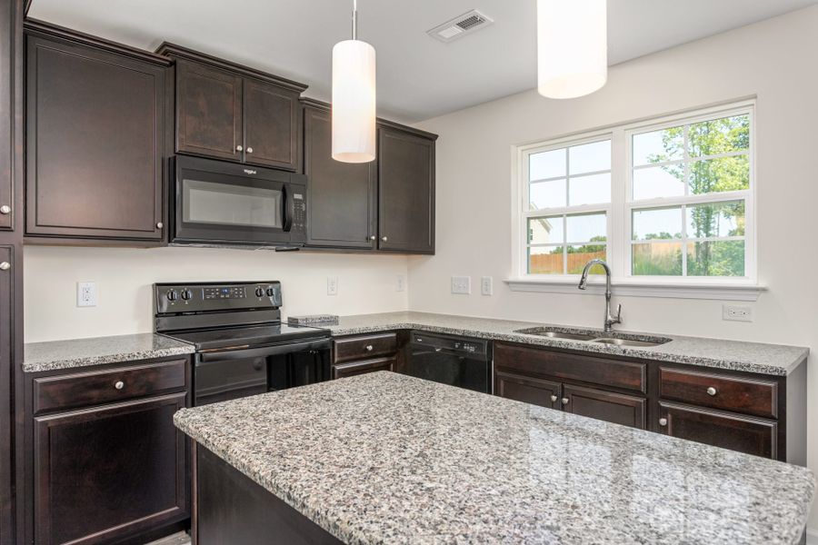Representative furnished interior of a home built from the Vermont by Keystone Homes NC in The Wilcox, Greensboro (Image 9).