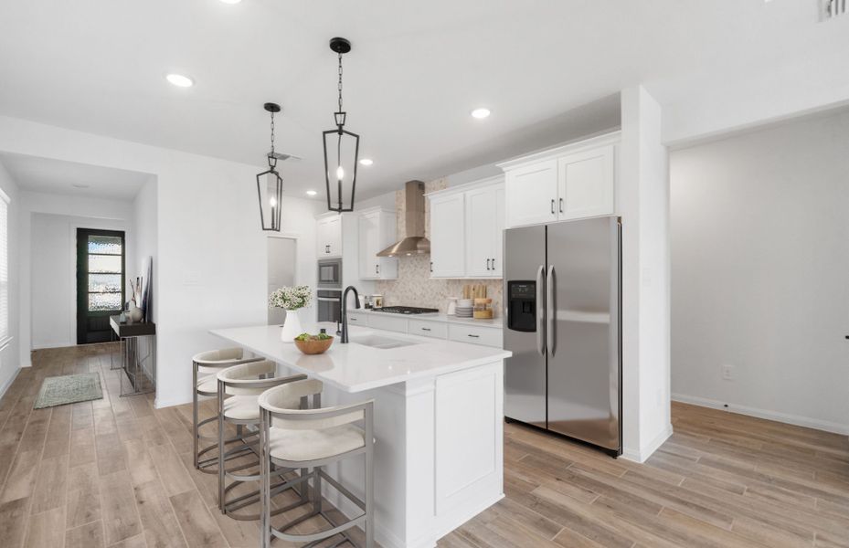 Virtually Staged Kitchen