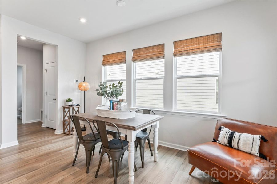 Furnished interior view inside a new home in , Charlotte (Image 8). Furnished interior view inside a new home in , Charlotte (Image 8).