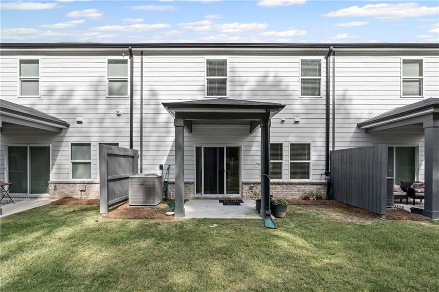 Exterior details and patio area of a home in , Snellville (Image 2).