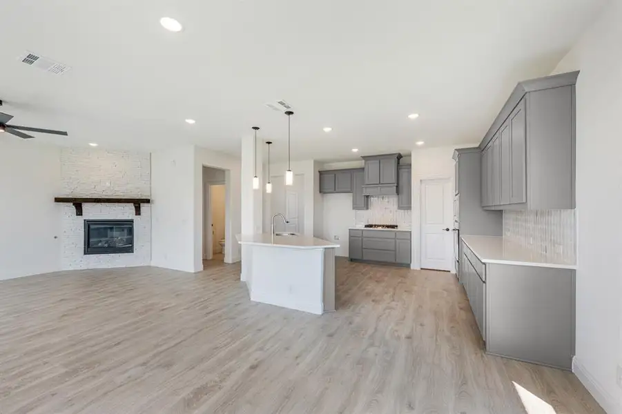 Furnished interior view inside a new home in Trees Farm, DeSoto (Image 8). Furnished interior view inside a new home in Trees Farm, DeSoto (Image 8).