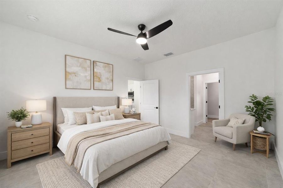 Furnished interior view inside a new home in , Ocala (Image 13).