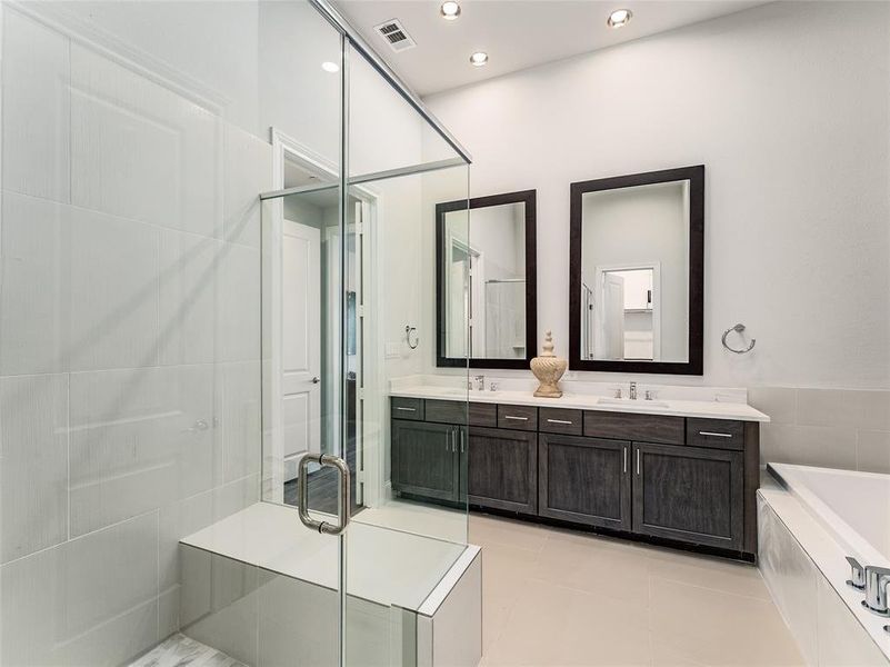 Furnished interior view inside a new home in , Plano (Image 12). Furnished interior view inside a new home in , Plano (Image 12).