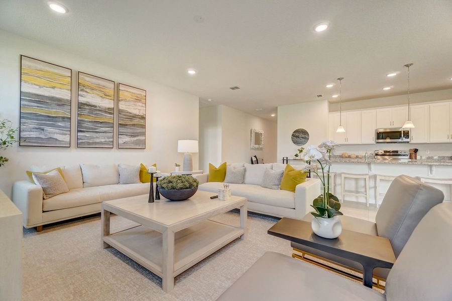 Open Kitchen and Family Room