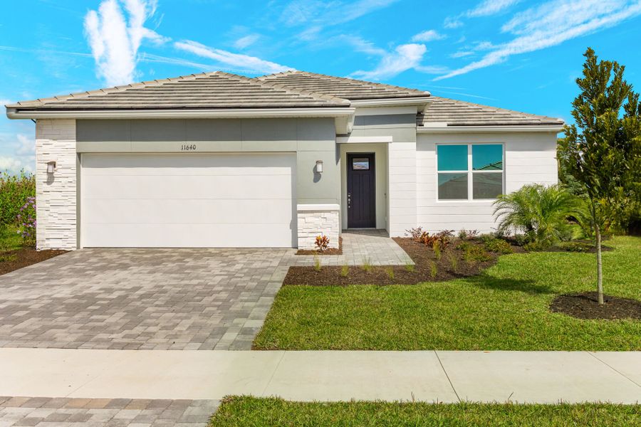 Transitional exterior style