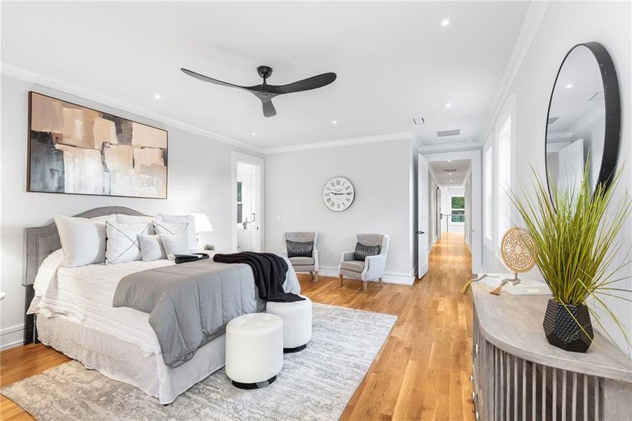 Furnished interior view inside a new home in , Decatur (Image 18).