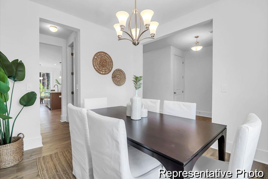Furnished interior view inside a new home in , Ravenel (Image 3).