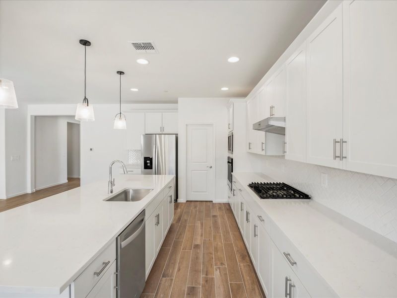 Furnished interior view inside a new home in Arbor at Madera Highlands II, Sahuarita (Image 4).