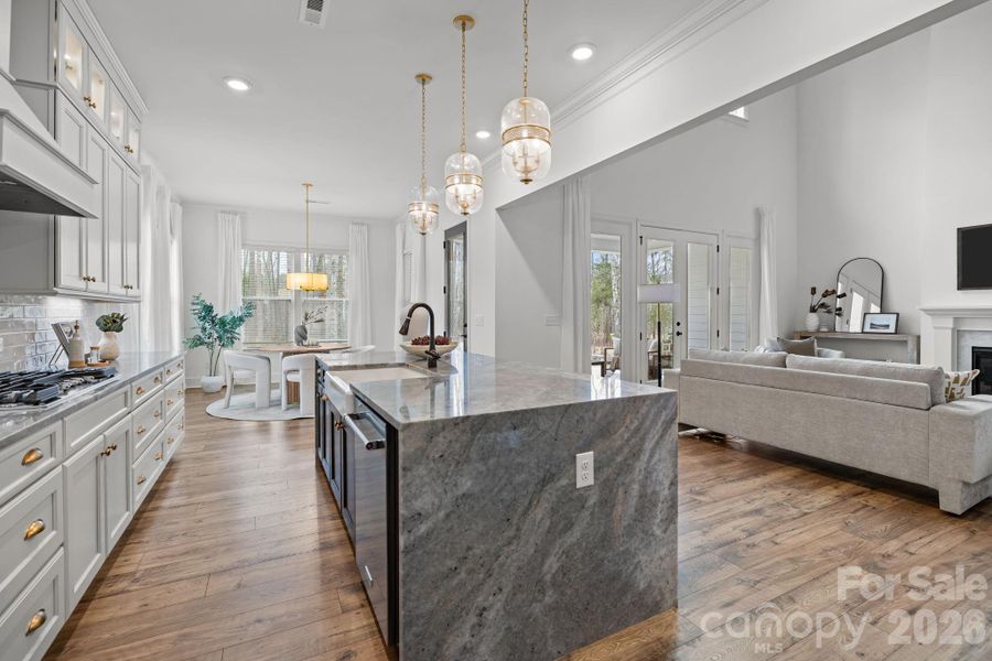 Furnished interior view inside a new home in , Indian Trail (Image 11).
