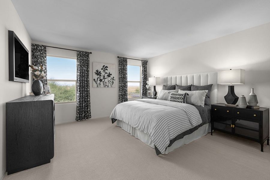 Representative furnished interior of a home built from the 2373 Modeled by KB Home in Bella Camino Traditions, San Tan Valley (Image 8). Representative furnished interior of a home built from the 2373 Modeled by KB Home in Bella Camino Traditions, San Tan Valley (Image 8).