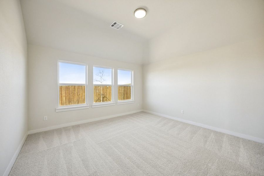 Representative unfurnished interior of a home built from the The Alamo by Lillian Custom Homes in Freeman Farm, Kaufman (Image 25). Representative unfurnished interior of a home built from the The Alamo by Lillian Custom Homes in Freeman Farm, Kaufman (Image 25).
