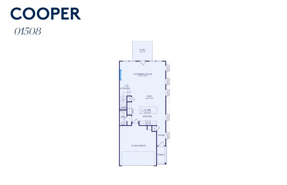 2D floor plan layout of this home in Galloway Towns, Charlotte, NC (Image 2).