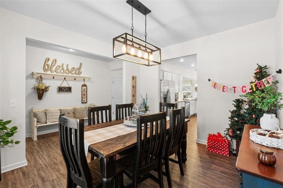 Furnished interior view inside a new home in Jackson Farm, Cartersville (Image 48).