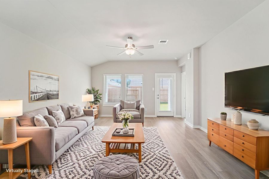 Photo is not of the actual home, but is an inspirational photo of builder’s model home and may depict options, furnishings, and/or decorator features that are not included