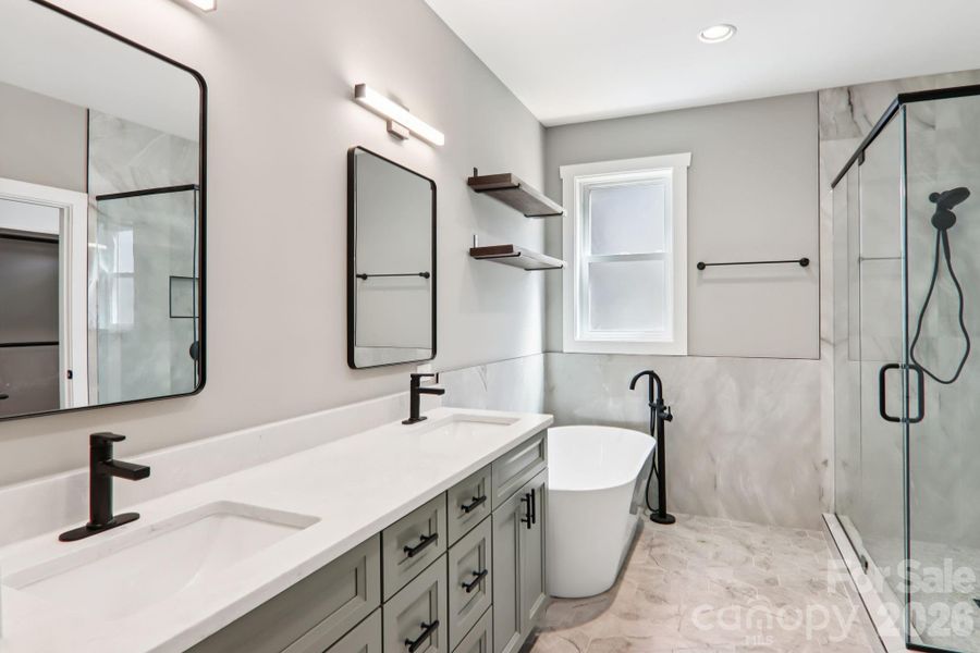 Furnished interior view inside a new home in , Hendersonville (Image 6).