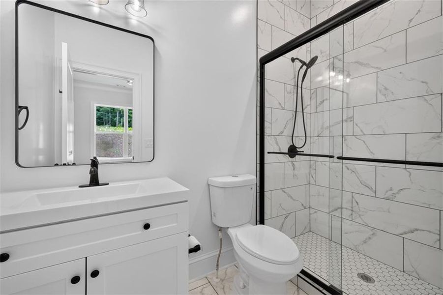 Furnished interior view inside a new home in , Hoschton (Image 34).
