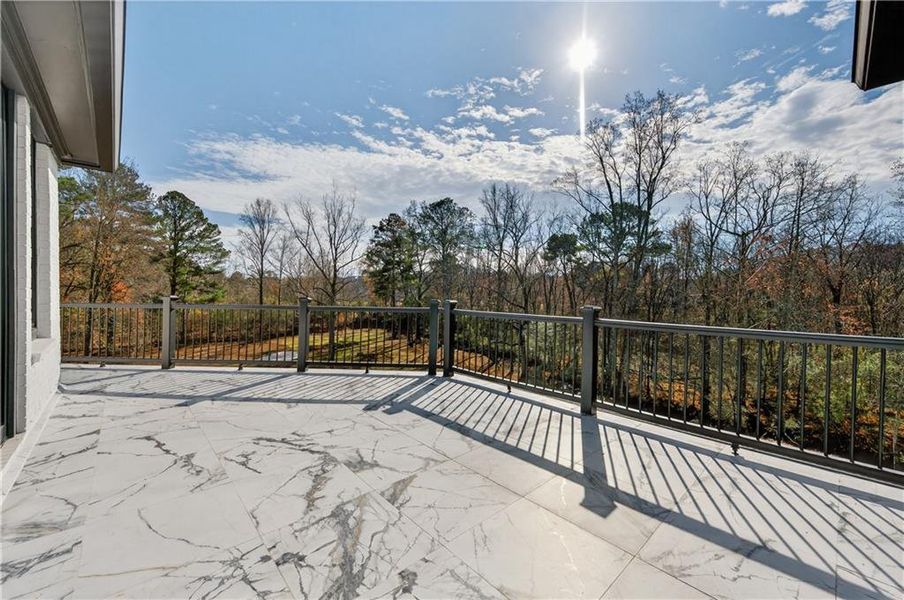 Exterior details and patio area of a home in , Suwanee (Image 3).