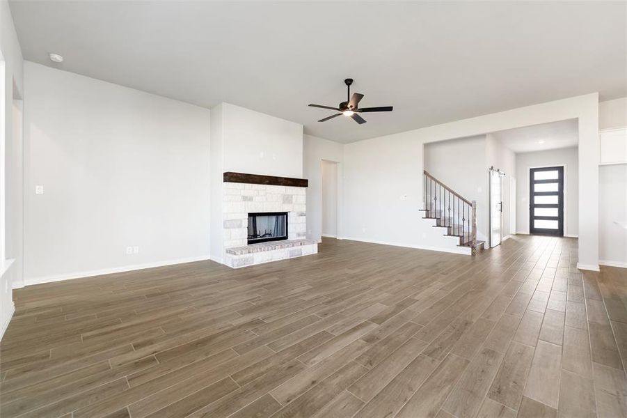 Spacious, unfurnished interior of a new home in Fairview Meadows, New Fairview (Image 31). Spacious, unfurnished interior of a new home in Fairview Meadows, New Fairview (Image 31).
