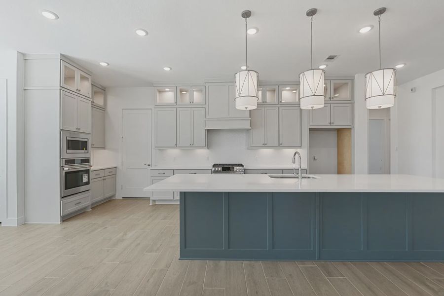 Representative furnished interior of a home built from the Brentwood by Chesmar Homes in Meridiana 50's and 60's, Manvel (Image 5).