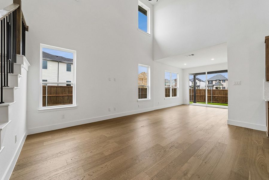 Representative unfurnished interior of a home built from the Ellis by Landon Homes in Fields - East Village, Frisco (Image 14).