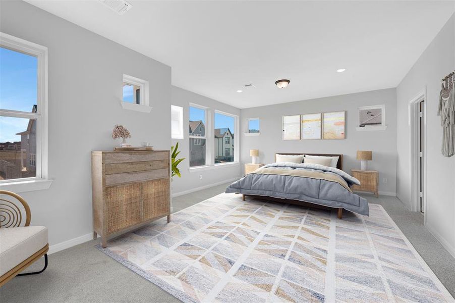 Furnished interior view inside a new home in Painted Tree Woodland West – Cottages, McKinney (Image 5).