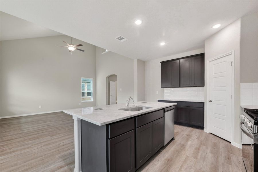 Furnished interior view inside a new home in Rollingbrook Estates, Baytown (Image 14).