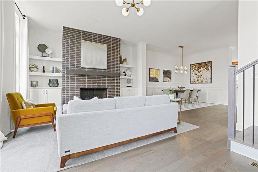 Furnished interior view inside a new home in , Ball Ground (Image 42). Furnished interior view inside a new home in , Ball Ground (Image 42).