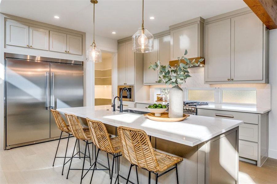 Furnished interior view inside a new home in , Dallas (Image 12).