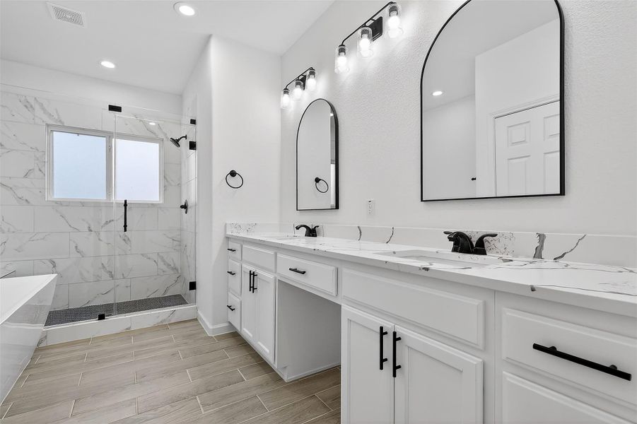 Furnished interior view inside a new home in , Houston (Image 8). Furnished interior view inside a new home in , Houston (Image 8).