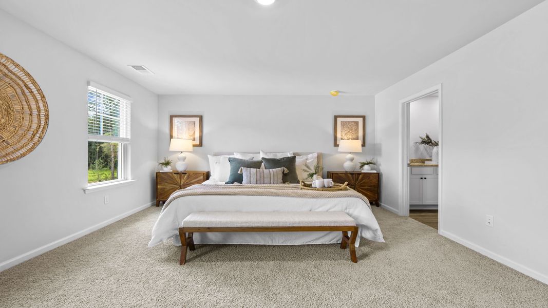 Furnished interior view inside a new home in Holly Oaks, Statesboro (Image 16).