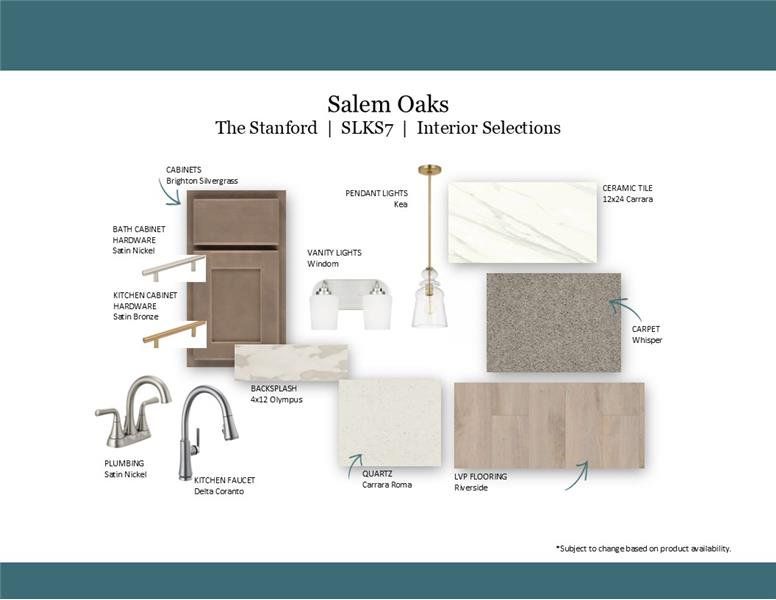 Sample of building materials used in homes in Salem Oaks, Murfreesboro (Image 49).