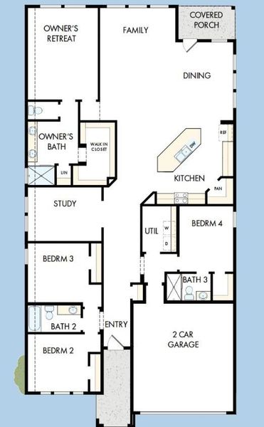 The success of a floor plan is the way you can move through it…You’ll be amazed at how well this home lives…We call it traffic patterns.
