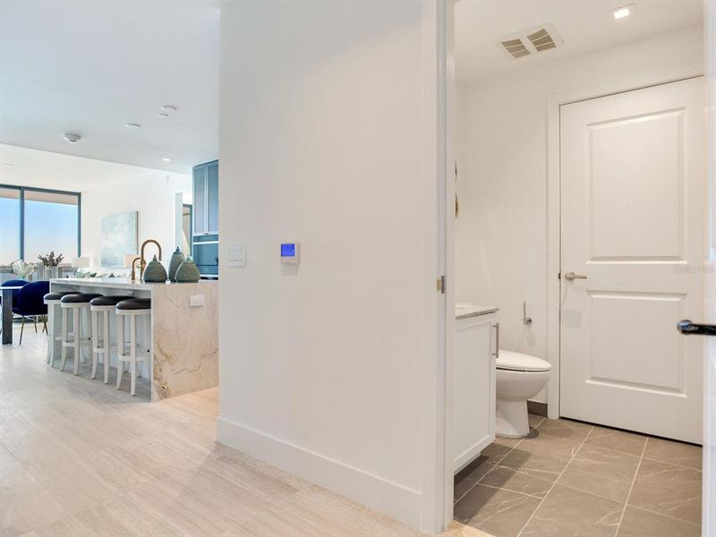 Furnished interior view inside a new home in , Tampa (Image 45).