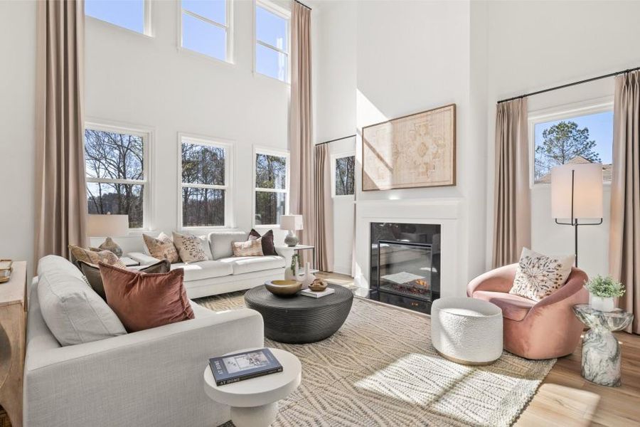 Furnished interior view inside a new home in Wellington Estates, Madison (Image 33). Furnished interior view inside a new home in Wellington Estates, Madison (Image 33).